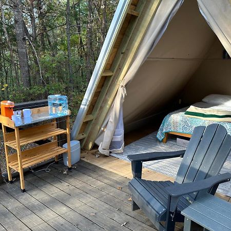 Bohamia - Cozy A-Frame Glamp On 268 Acre Forest Retreat Talladega Bagian luar foto